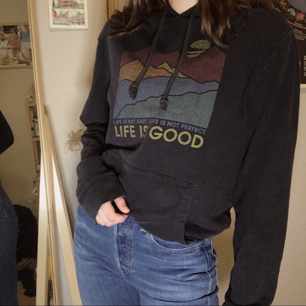 Life is good hoodie